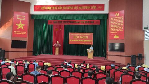 Tập huấn công tác dân vận năm 2021